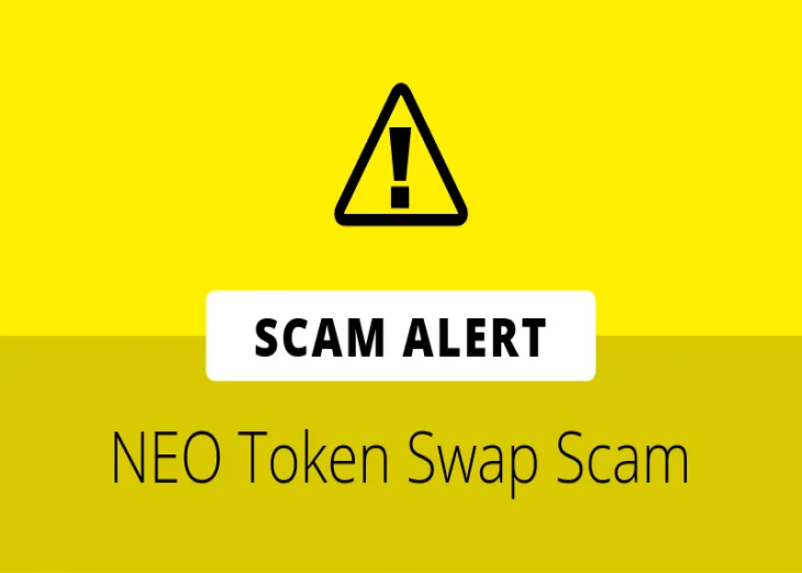 Scam Warning – Fraudulent NEO token swap website attempting to phish users’ private keys