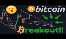 BITCOIN BREAKING OUT!!! BULLISH! The Falling Wedge Is FINALLY Getting The Breakout | $4200 Target?!