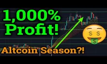 1,000% Profit Trading! Altcoin Season Is Here? (Cryptocurrency News + Bitcoin Price Analysis)