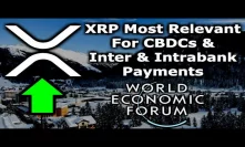 XRP Relevant for CBDCs & Inter or Intrabank Payments & Settlements -  WEF Report - Ripple Davos WEF
