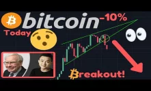 BITCOIN IS FALLING!! HUGE CORRECTION?! | Rising Wedge | Justin Sun LUNCH With WARREN BUFFET For $5M!