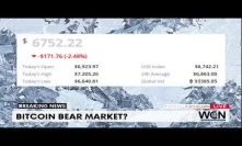 BITCOIN Bearish? Bitcoin Ends Four-Week Winning Run With Drop Into Bear Territory