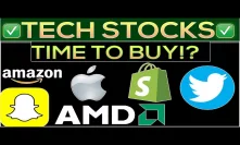 Best Tech Stocks To Buy Right Now! (SNAP, TWTR, SHOP...)