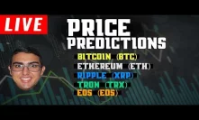 Price Predictions: Bitcoin (BTC), Ethereum (ETH), Ripple (XRP), and Tron (TRX)!
