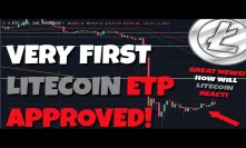 UPDATE: The Very First cryptocurrency ETP Includes Litecoin! This Is Huge!