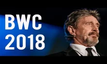 John McAfee at Blockchain World Conference 2018