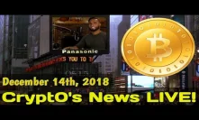 Cryptocurrency News LIVE! (December 14th, 2018) - Bitcoin, Ethereum, Stocks, Blockchain, & More!