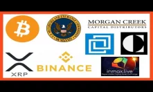 SEC Bitcoin ETF Feb 2019 - Congress Crypto Laws - Binance Institutional - Morgan Creek Digital Bet