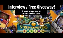 Free Pack Giveaway For Steem Monsters! / Steem Engine / Steem Keychain - Aggroed @ Anarchapulco 2019