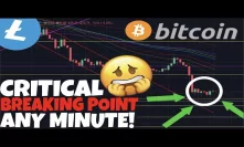 LITECOIN & BITCOIN PRICE AT CRITICAL BREAKING POINT - Bulls & Bears NEARLY EQUAL!