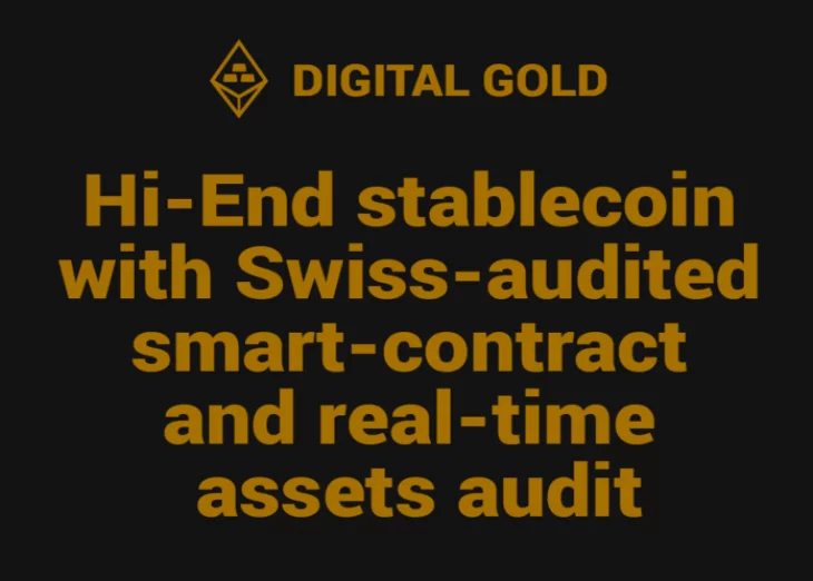 DIGITAL GOLD Launches Stablecoin and Market-leading Solution for Secure and Private Gold Ownership