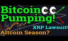 Bitcoin Pumping NOW?! Altcoin Season? Ripple! (Cryptocurrency News, Bybit Trading, Price Analysis)