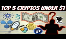 Top 5 Cryptocurrencies Under 1$ (2018)