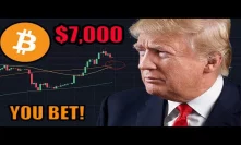 My Ultimate Low For Bitcoin Is $7,000.  Donald Trump Won't Stop Helping Bitcoin.