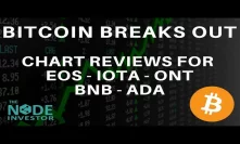 Bitcoin Clears Resistance Plus Strong Alts!  EOS - ONT - ADA - BNB - IOTA