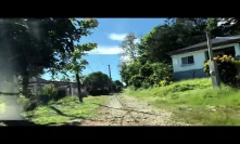 Drive on flankas road in Jamaica