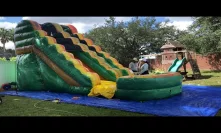 15 feet tall waterslide delivery