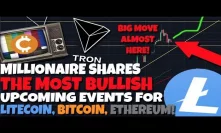 LITECOIN UPDATE: Millionaire Shares the Most Bullish Upcoming Events for Litecoin, Bitcoin, Ethereum