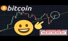 GREAT NEWS!!!! BITCOIN IS BREAKING OUT ABOVE RESISTANCE! | $25,000,000,000,000 DEBT!