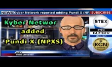 KCN #KyberNetwork added #PundiX (#NPXS)
