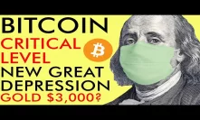 Bitcoin Critical Level as Great Depression 2.0 Could Push Gold to $3,000