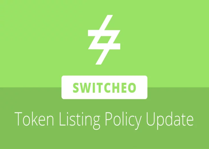 Switcheo updates token listing policy to protect traders and increase liquidity