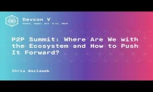 P2P Summit - Where Are We with the Ecosystem and How to Push It Forward?