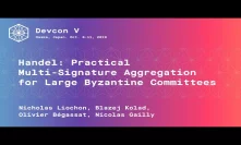 Handel: Practical Multi-Signature Aggregation for Large Byzantine Committees