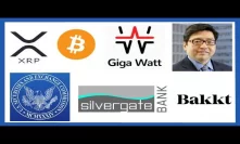 XRP To Pass Bitcoin for #1 Spot? Tom Lee XRP - Giga Watt Bankrupt - Crypto Bank Silvergate IPO