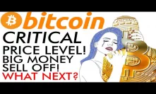 Bitcoin at CRITICAL Price! What Next? Big Money Crypto Sell Off