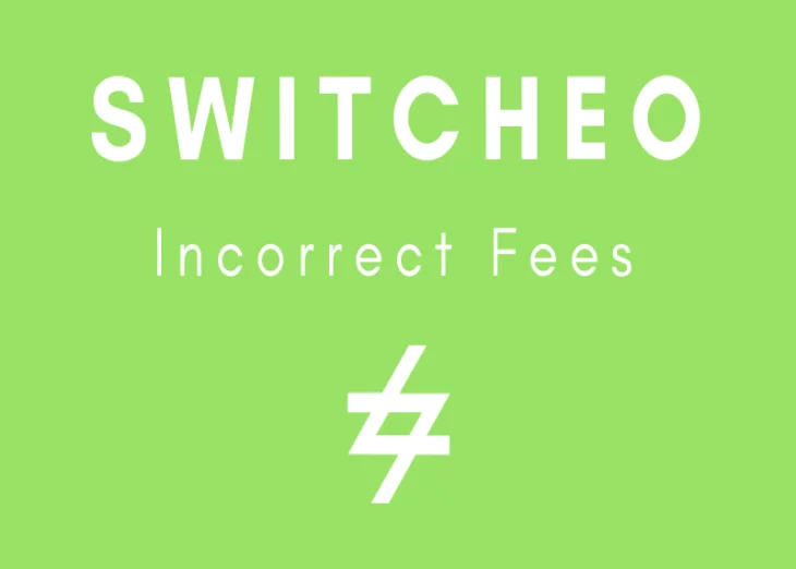 Switcheo update causes incorrect fees, affected users compensated