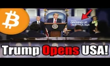 ANNOUNCEMENT: President Trump Opening up America Again - Will Economy Recover in 2020? | Bitcoin