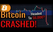 Bitcoin Jumped Off A Cliff! Is Bitcoin Headed To $6,000?
