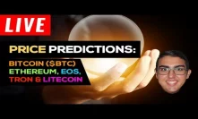 Price Predictions: Bitcoin ($BTC), Ethereum ($ETH), EOS ($EOS), Tron ($TRX) & Litecoin ($LTC)