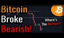 Bitcoin Broke Bearish! Will This Support Level Save Bitcoin?