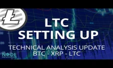 Technical Analysis Update for BTC, XRP & LTC ETH 9.25.18 | Weekly chart getting tight!