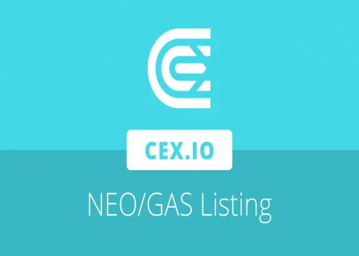 NEO and GAS to list on CEX.io custodial exchange, offers fiat onramp for 37 US states