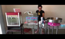 Snow cone, popcorn, and cotton candy machine