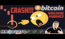 OHHH!! BITCOIN's LAST HOPE IS THIS LEVEL ...!!! STOCK MARKETS CRASHING MORE!!!