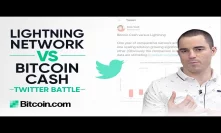 Lightning Network vs Bitcoin Cash Statistics Battle on Twitter