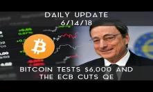 Daily Update (6/14/18) | Bitcoin tests $6,000 & ECB ends QE