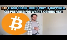 BITCOIN FLASH CRASH EXPLAINED - Where to next? -$2000 instantly? ALT COINS?
