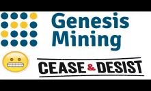 Genesis Mining Cease and Desist--True Reply AIRDROP!