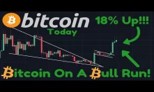 Bitcoin FLYING 18% Up!! Beginning Of THE BULL RUN Or Not? | Signs Of A Small Correction Ahead!