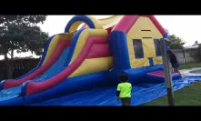 Bounce houuse business delivering fun