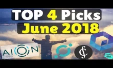 Top 4 Altcoins June 2018 [Easy 5x Potential]