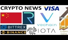 Crypto News: 28th of May - 3rd of June (China, IOTA, Vechain, Request, Visa, Bittrex, Gemini)