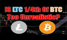 Is LITECOIN Being 1/4th Bitcoin's Price TOO UNREALISTIC? | HERE'S A BETTER %