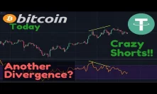 $100M Tethers To Pump Bitcoin? Bitcoin Shorts Are CRAZY!! + Another Bearish Divergence