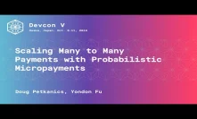 Scaling Many to Many Payments with Probabilistic Micropayments by Doug Petkanics, Yondon Fu